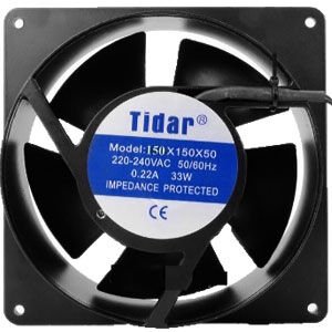 150 mm x 150 mm AC Kare Fanlar