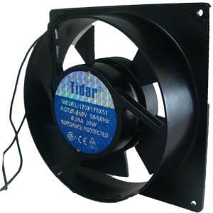 170 x 170 x 51 mm Baca Tipi Fanlar