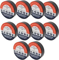 GLOBE MARKA SİYAH 0.13MM*19MM*10YRD İZOLE BANT ( 10 LU PAKET )