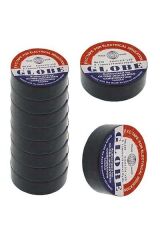 GLOBE MARKA SİYAH 0.13MM*19MM*10YRD İZOLE BANT ( 10 LU PAKET )