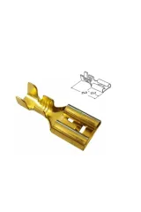 Sf3/d 9,5mm İzolesiz Tırnaklı Dişi Fiş Terminal (100 Ad/Kutu)