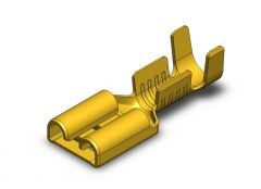 Sf2/d 6,3mm Tırnaklı İzolesiz Dişi Fiş Terminal (300 Ad/Kutu)
