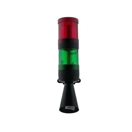 İK-2102 2 Kat Sabit Yanan Led Işıklı Siren 120db Çift Ses Borulu