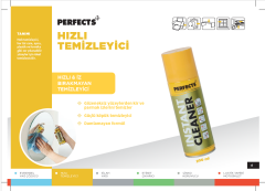 Hızlı Temizleme Sprey İz Bırakmayan