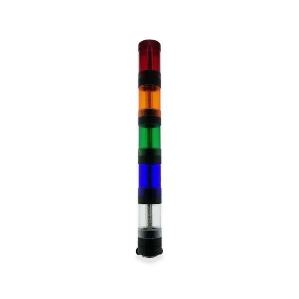 İK-2115 5 Kat Sabit Yanan Işıklı Siren 120db Çift Sesli