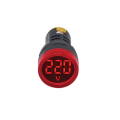 22 mm Kırmızı 24 V-550 V Voltmetre