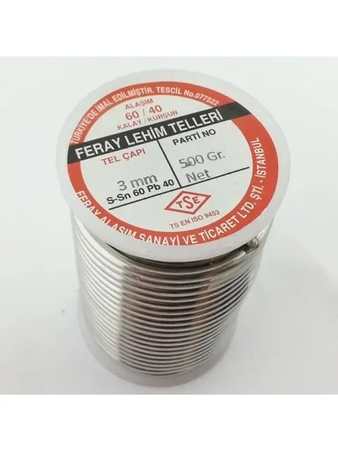 Feray Lehim Teli 60/40 (500 Gram) 3,0mm 500gr