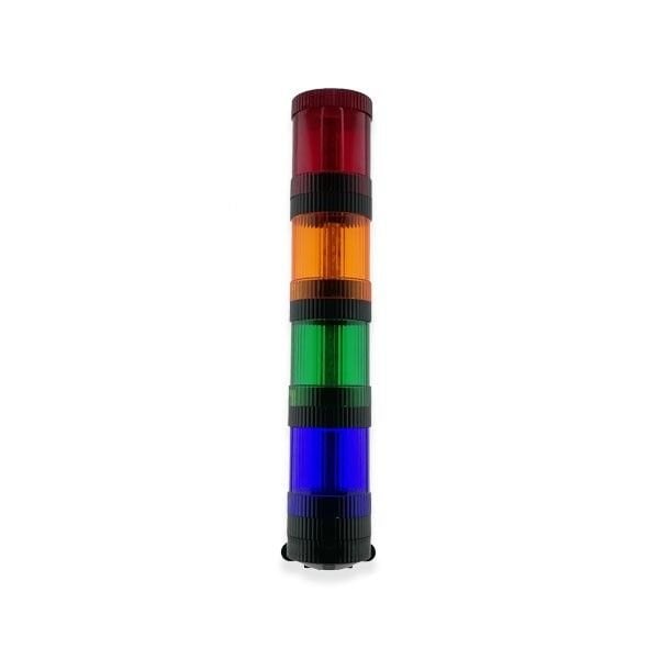 İK-1114 4 Kat Sabit Yanan Led Işıklı Buzzer 95db