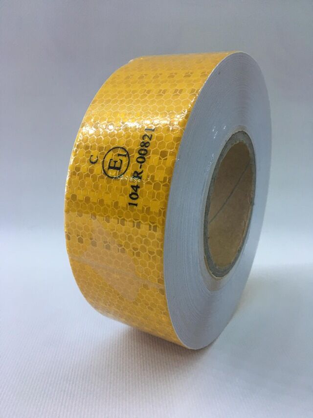 50mm x 50mt Sarı Reflektif Bant
