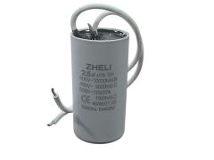 Zheli 2.5 MFD 450V 25x49 Kablolu Daimi Devre Kondansatör