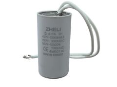 Zheli 5 MFD 450 V 25 × 49 Kablolu Daimi Devre Kondansatör