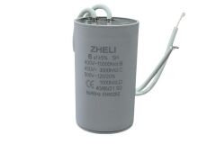 Zheli 6 MFD 450 V 30 × 50 Kablolu Daimi Devre Kondansatör