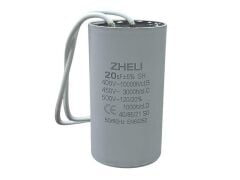 Zheli 20 MF 450V 38x70 Kablolu Daimi Devre Kondansatör