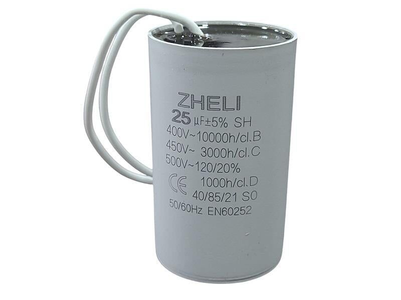 Zheli 25 MF 450V 42x70 Kablolu Daimi Devre Kondansatör