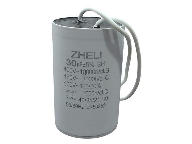 Zheli 30 MF 450V 45x70 Kablolu Daimi Devre Kondansatör