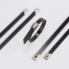 520x7.9 mm PVC KAPLI METAL KABLO BAĞI  100 adet