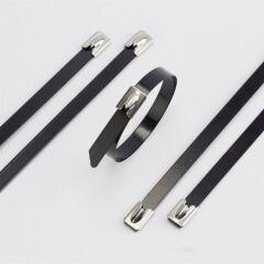200x7.9 mm PVC KAPLI METAL KABLO BAĞI  100 adet