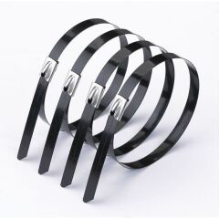 150x4.6 mm PVC KAPLI METAL KABLO BAĞI  100 adet