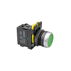 IŞIKLI YAYLI BUTONLAR 24 V - (YEŞİL) LED IŞIKLI START BUTON