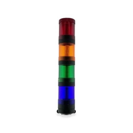 İK-2214 4 Kat Işıklı Siren 120db Çift Ses