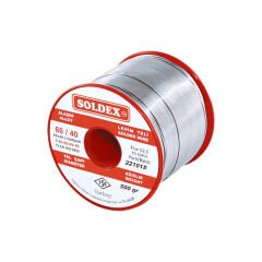 Soldex 60-40 Lehim Teli 500 Gr - Sn:60 / Pb:40 1,0mm 500gr