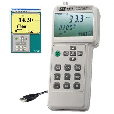 TES 1381K İLETKENLİK/PH/ORP ÖLÇER