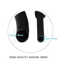 95/30 İçi Yapışkanlı Daralan Makaron (1,22 cm)